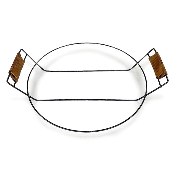 Marshall Studios Gordon Martz 1960s Indiana Stoneware Platter with Wire Holder - Picture 5 of 9